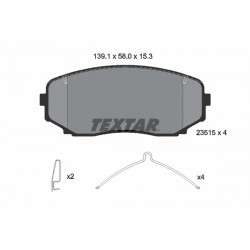 Σετ τακακιών φρένων, δίσκος φρένου  MAZDA CX-7; MITSUBISHI ECLIPSE CROSS, GRANDIS, OUTLANDER III, PAJERO PININ I 1.5-2.4H 10.99-