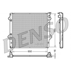 Ψυγείο νερού/εξαρτήματα TOYOTA FJ CRUISER, LAND CRUISER PRADO 4.0 12.02-01.18