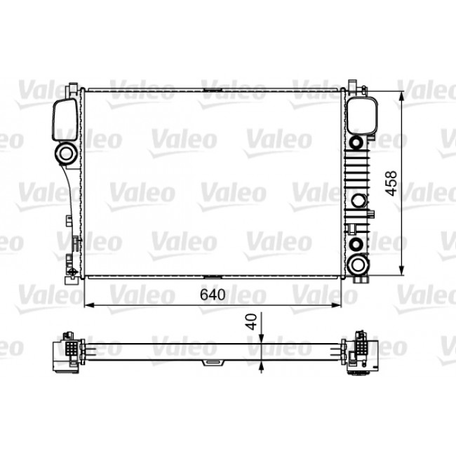 Ψυγείο νερού/εξαρτήματα MERCEDES S (C216), S (W221) 4.0D-6.0 10.05-12.13