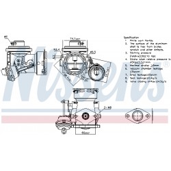 Βαλβίδα AGR SEAT ALTEA, TOLEDO III; SKODA OCTAVIA II; VW CADDY III, CADDY III/MINIVAN 1.9D 04.04-