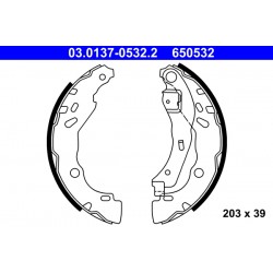 Σετ σιαγόνων φρένων DACIA LOGAN, LOGAN II, LOGAN MCV II, SANDERO, SANDERO II; RENAULT CLIO II, CLIO II/HATCHBACK, CLIO IV, CLIO IV/HATCHBACK, LOGAN I, LOGAN II, LOGAN/STEPWAY II 0.9-1.9D 02.9