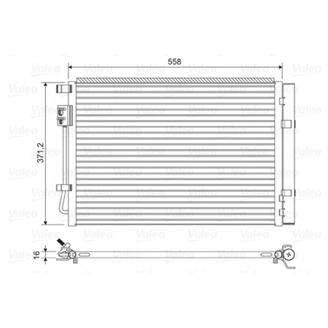 Συμπυκνωτής σύστ. κλιματισμού HYUNDAI I20 ACTIVE, I20 II 1.2/1.4 11.14-