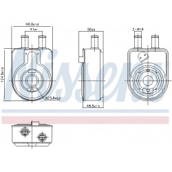 Ψυγείο λαδιού HYUNDAI I30, SANTA FE IV, SANTA FÉ III, SONATA VII, TUCSON; KIA OPTIMA, SORENTO III, SPORTAGE IV 2.0/2.4 09.14-