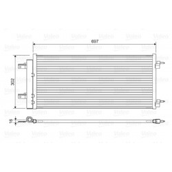 Συμπυκνωτής συστ.κλιματισμού  OPEL ASTRA K 1.0-1.6D 06.15-12.22