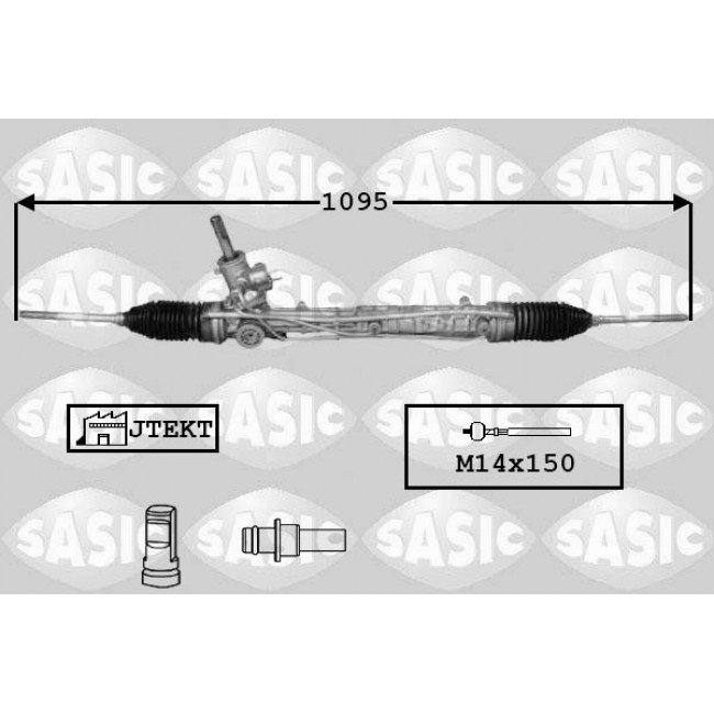 Κρεμαγιέρα CITROEN BERLINGO, BERLINGO MULTISPACE, BERLINGO/MINIVAN, C4 II; PEUGEOT 3008, 5008, PARTNER TEPEE, PARTNER/MINIVAN 1.6/1.6D/2.0D 07.05- Κρεμαγιέρα CITROEN BERLINGO, BERLINGO MULTISPACE, BERLINGO/MINIVAN, C4 II; PEUGEOT 3008, 5008, PARTNER TEPEE, PARTNER/MINIVAN 1.6/1.6D/2.0D 07.05-