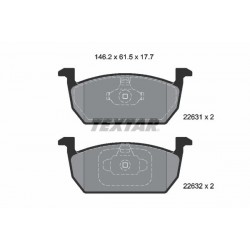 Σετ τακακιών φρένων, δίσκος φρένου  AUDI A1, A1 ALLSTREET, A1 CITY CARVER; SEAT ARONA, IBIZA V, LEON, LEON SC, LEON ST, LEON ST/KOMBI; SKODA FABIA IV, KAMIQ, SCALA; VW POLO VI, TAIGO 1.0-2.0D