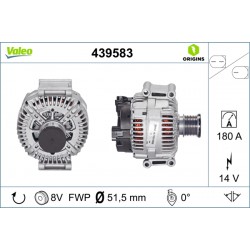 Δυναμό MERCEDES G (W463), GL (X164), M (W164), M (W166), R (W251, V251) 3.0D/4.0D 07.05-02.15