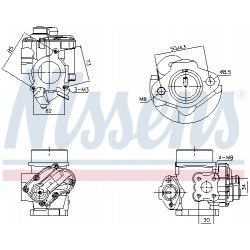 Βαλβίδα AGR NISSAN INTERSTAR, PRIMASTAR; OPEL MOVANO A, VIVARO A; RENAULT ESPACE IV, MASTER II, TRAFIC II, VEL SATIS 2.2D/2.5D 03.01-