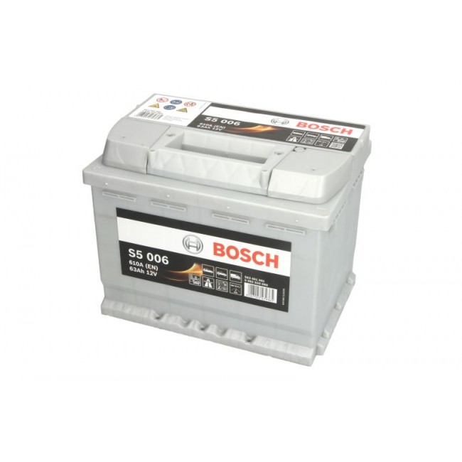 Μπαταρία BOSCH 12V 63Ah/610A S5 (L+ 1) 242x175x190 ||0 092 S50 060||