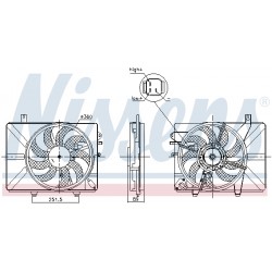 Βεντιλατέρ HYUNDAI GETZ 1.1-1.6 09.02-06.09