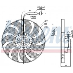 Βεντιλατέρ VW CALIFORNIA T4 CAMPER, TRANSPORTER IV 1.9D-2.8 07.90-06.03