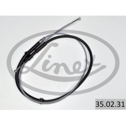 Ντίζα χειροφρένου MERCEDES CITAN MIXTO (DOUBLE CABIN), CITAN (MPV), CITAN/MINIVAN (W415); RENAULT KANGOO BE BOP, KANGOO EXPRESS, KANGOO II 1.2-Electric 02.08-