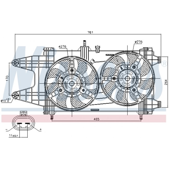 Βεντιλατέρ  FIAT PUNTO 1.9D 09.99-03.12