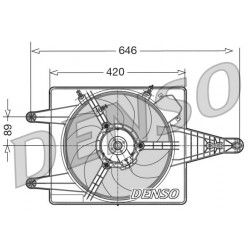 Βεντιλατέρ  ALFA ROMEO 156 1.6-2.5 02.97-05.06