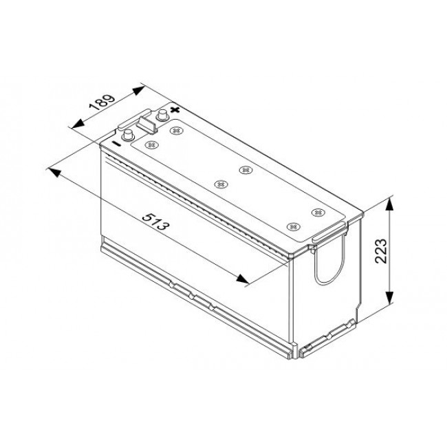 Μπαταρία BOSCH 12V 140Ah/800A T4 (L+ 1) 513x194x223  ||0 092 T40 760||