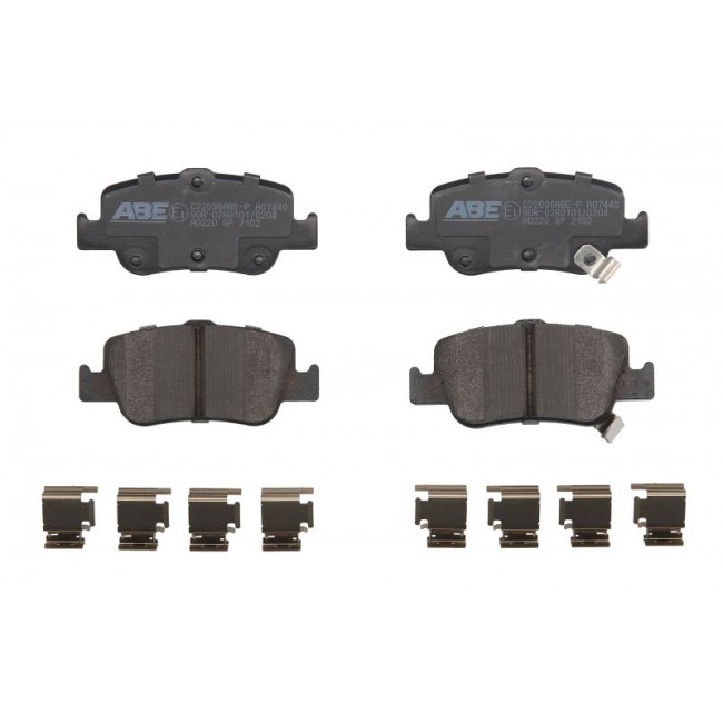 Σετ τακακιών φρένων, δίσκος φρένου TOYOTA AURIS, BB I, COROLLA, PRIUS, PROBOX / SUCCEED, RACTIS, VERSO S, VIOS / SOLUNA VIOS, YARIS, YARIS / VIOS 1.0-2.2D 03.00- Σετ τακακιών φρένων, δίσκος φρένου TOYOTA AURIS, BB I, COROLLA, PRIUS, PROBOX / SUCCEED, RACTIS, VERSO S, VIOS / SOLUNA VIOS, YARIS, YARIS / VIOS 1.0-2.2D 03.00-