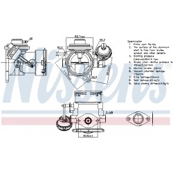 Βαλβίδα AGR VW TOUAREG 2.5D 01.03-05.10