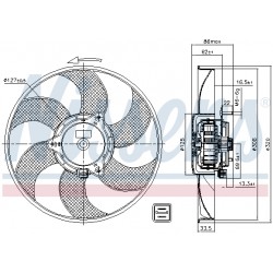 Βεντιλατέρ CITROEN BERLINGO, BERLINGO/MINIVAN, XSARA, ZX; PEUGEOT 306, PARTNER, PARTNER/MINIVAN 1.1-2.0 03.91-12.15