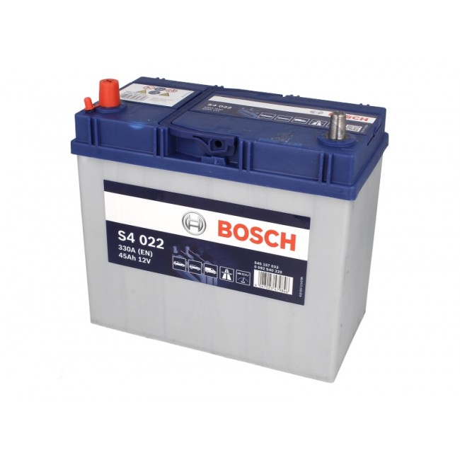 Μπαταρία BOSCH 12V 45Ah/330A S4 (L+ 3) 238x129x227  ||0 092 S40 220||