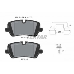 Σετ τακακιών φρένων, δίσκος φρένου  LAND ROVER DEFENDER, DISCOVERY V, RANGE ROVER IV, RANGE ROVER SPORT II; PORSCHE 918 SPYDER 2.0-5.0 08.12-