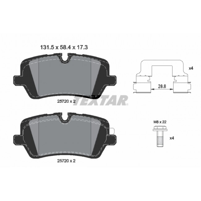 Σετ τακακιών φρένων, δίσκος φρένου LAND ROVER DEFENDER, DISCOVERY V, RANGE ROVER IV, RANGE ROVER SPORT II; PORSCHE 918 SPYDER 2.0-5.0 08.12- Σετ τακακιών φρένων, δίσκος φρένου LAND ROVER DEFENDER, DISCOVERY V, RANGE ROVER IV, RANGE ROVER SPORT II; PORSCHE 918 SPYDER 2.0-5.0 08.12-