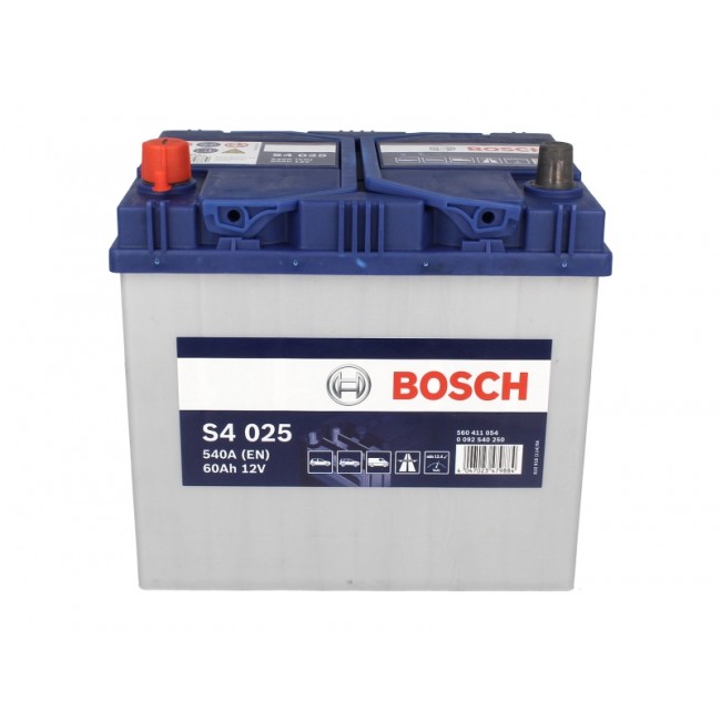 Μπαταρία BOSCH 12V 60Ah/540A S4 (L+ 1) 232x173x225  ||0 092 S40 250||