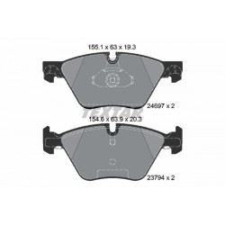 Σετ τακακιών φρένων, δίσκος φρένου BMW 5 (F10), 5 (F11) 1.6-3.0D 06.09-02.17