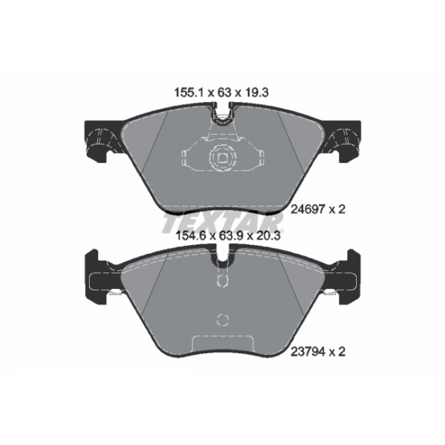 Σετ τακακιών φρένων, δίσκος φρένου BMW 5 (F10), 5 (F11) 1.6-3.0D 06.09-02.17 Σετ τακακιών φρένων, δίσκος φρένου BMW 5 (F10), 5 (F11) 1.6-3.0D 06.09-02.17
