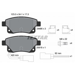 Σετ τακακιών φρένων, δίσκος φρένου  FORD TRANSIT, TRANSIT TOURNEO 2.2D/2.4D/3.2D 04.06-12.14