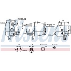 Δοχείο διαστολής, ψυκτικό υγρό  ALFA ROMEO GIULIETTA, GIULIETTA/HATCHBACK, MITO; CITROEN JUMPER II; FIAT 500L, DOBLO CARGO, DUCATO, GRANDE PUNTO, LINEA, PUNTO EVO; PEUGEOT BOXER 10.05-