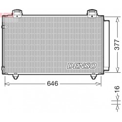 Συμπυκνωτής σύστ. κλιματισμού TOYOTA COROLLA 1.4D/1.8/2.0D 04.04-10.07