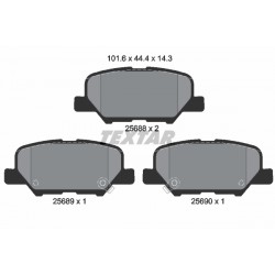 Σετ τακακιών φρένων, δίσκος φρένου  CITROEN C4 AIRCROSS; MAZDA 6, 6/KOMBI; MITSUBISHI ASX, OUTLANDER III; PEUGEOT 4008 1.6-3.0 02.10-