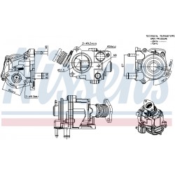 Βαλβίδα AGR  IVECO DAILY III, DAILY IV, MASSIF; CITROEN JUMPER II; FIAT DUCATO; PEUGEOT BOXER 3.0D 01.04-