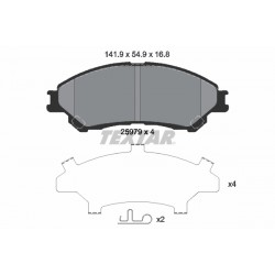 Σετ τακακιών φρένων, δίσκος φρένου  SUZUKI S-CROSS, SX4 S-CROSS, VITARA 1.0-1.6D 08.13-