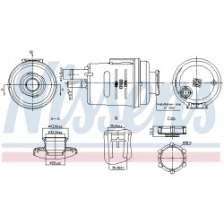 Δοχείο διαστολής, ψυκτικό υγρό FORD MONDEO IV, S-MAX; LAND ROVER FREELANDER 2 2.0-3.2 05.06-01.15