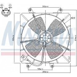 Βεντιλατέρ TOYOTA CARINA E VI 1.6/1.8/2.0 04.92-09.97