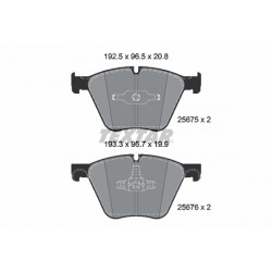 Σετ τακακιών φρένων, δίσκος φρένου  BMW 7 (F01, F02, F03, F04), X5 (F15, F85) 3.0D/4.4 09.08-07.18