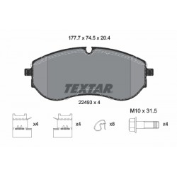 Σετ τακακιών φρένων, δίσκος φρένου   MAN TGE; VW CRAFTER, GRAND CALIFORNIA CAMPER 2.0D/Electric 09.16-