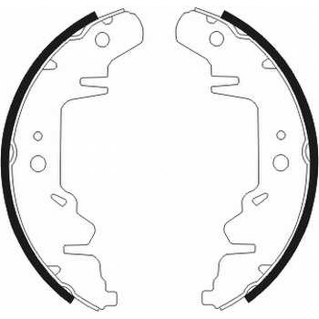 Σετ σιαγόνων φρένων CHRYSLER CARAVAN, GRAND VOYAGER III, VOYAGER III, VOYAGER IV, VOYAGER V; DODGE CARAVAN, GRAND; KIA CARNIVAL I, CARNIVAL II; PLYMOUTH VOYAGER 2.0-3.8 01.95-