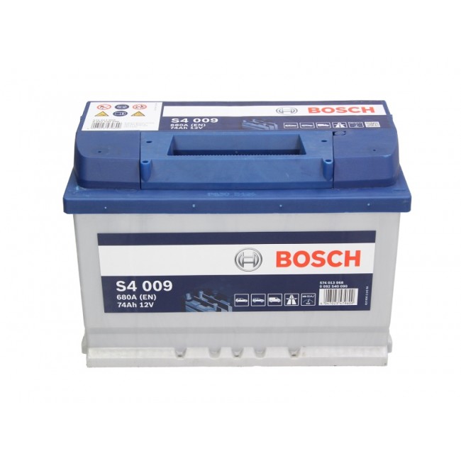 Μπαταρία BOSCH 12V 74Ah/680A S4 (L+ 1) 278x175x190 ||0 092 S40 090||