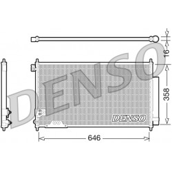 Συμπυκνωτής σύστ. κλιματισμού HONDA ACCORD VII 2.2D 01.04-05.08