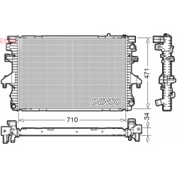 Ψυγείο νερού/εξαρτήματα VW MULTIVAN T5, TRANSPORTER T5 1.9D/2.5D 04.03-11.09