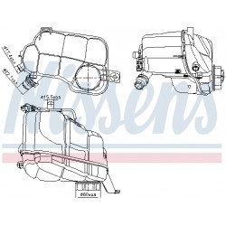 Δοχείο διαστολής, ψυκτικό υγρό  VOLVO S60 II, S80 II, V60 I, V70 III, XC60 I, XC70 II 03.06-12.18