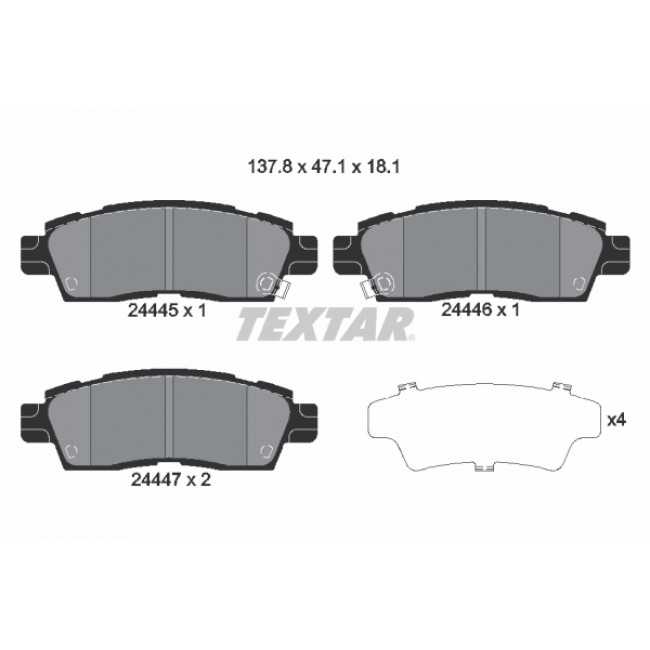 Σετ τακακιών φρένων, δίσκος φρένου BUICK ENCLAVE; CHEVROLET SSR, TRAILBLAZER; GMC ACADIA, ENVOY; ISUZU ASCENDER; SAAB 9-7X 3.6-6.0 09.01- Σετ τακακιών φρένων, δίσκος φρένου BUICK ENCLAVE; CHEVROLET SSR, TRAILBLAZER; GMC ACADIA, ENVOY; ISUZU ASCENDER; SAAB 9-7X 3.6-6.0 09.01-