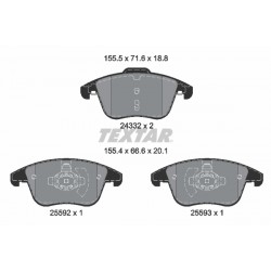 Σετ τακακιών φρένων, δίσκος φρένου  FORD MONDEO V 1.0-2.5 09.12-