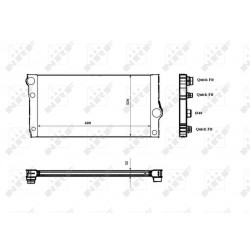 Ψυγείο νερού/εξαρτήματα BMW 5 (F10), 5 (F11), 5 GRAN TURISMO (F07), 6 (F12), 6 (F13), 6 GRAN COUPE (F06), 7 (F01, F02, F03, F04) 3.0/3.0H 09.08-10.18