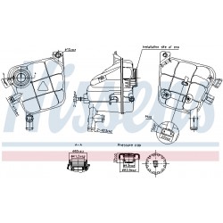 Δοχείο διαστολής, ψυκτικό υγρό MERCEDES GL (X166), GLE (C292), GLE (W166), GLS (X166), M (W166) 06.11-10.19