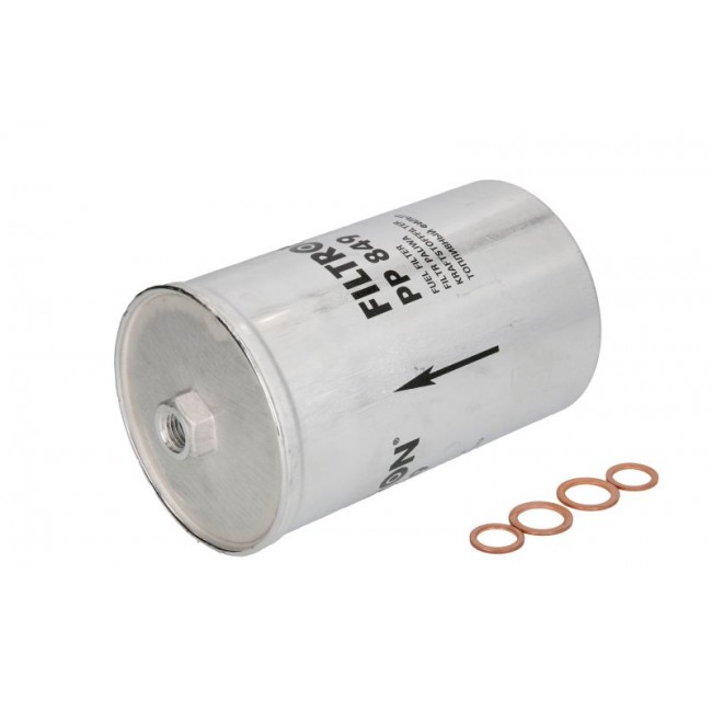 Φίλτρο καυσίμου Fuel filter fits: AUDI 100 C2, 100 C3, 100 C4, 200 C2, 200 C3, 80 B3, 80 B4, 90 B3, A6 C4, CABRIOLET B3, COUPE B3, QUATTRO; SEAT TOLEDO I; VW CADDY I, GOLF I, GOLF II, SCIROCC