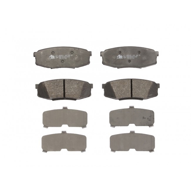 Σετ τακακιών φρένων, δίσκος φρένου LEXUS LX; TOYOTA LAND CRUISER 200, SEQUOIA, TUNDRA 4.0-5.7ALK 01.06- Σετ τακακιών φρένων, δίσκος φρένου LEXUS LX; TOYOTA LAND CRUISER 200, SEQUOIA, TUNDRA 4.0-5.7ALK 01.06-