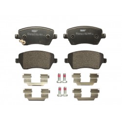 Σετ τακακιών φρένων, δίσκος φρένου NISSAN NOTE; OPEL AGILA; SUZUKI SPLASH, SWIFT III 1.0-1.6 02.05-